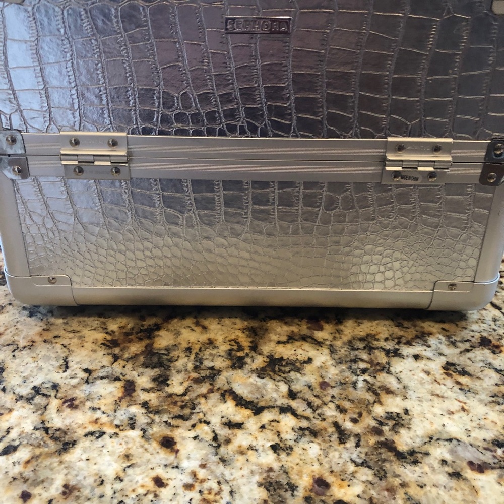 Silver Sephora Train Case